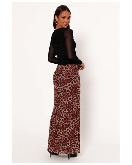 Petal & Pup Red Cici Maxi Skirt