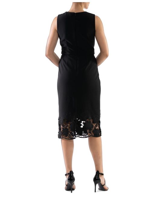 sachin and babi light blue dress Donna Ricco Sleeveless Fit & Flare Dress - Raspberry main image 0