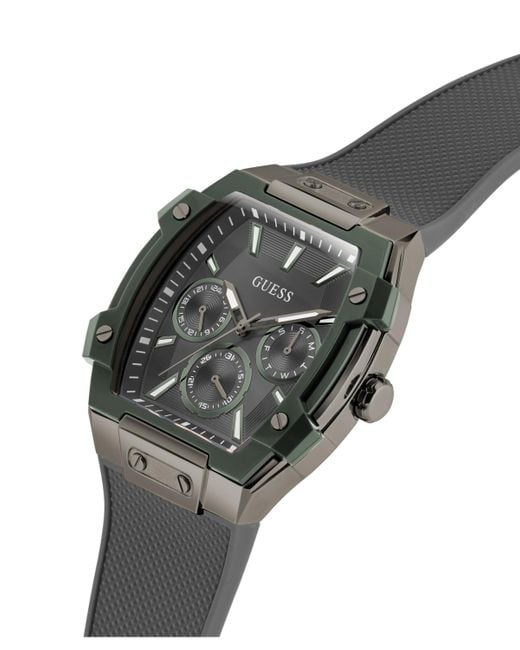 Guess Gray Grey Gunmetal Multi-function Watch for men