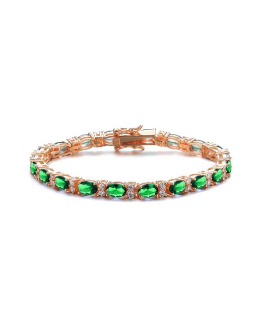 Genevive Jewelry Green Sterling Silver