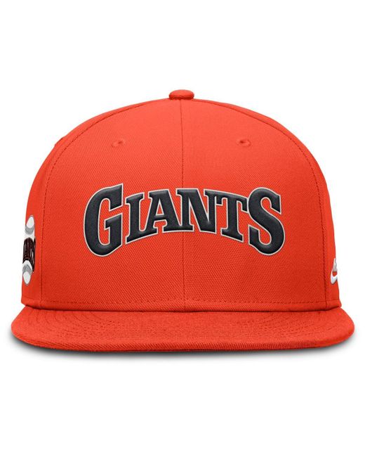 Nike Red San Francisco Giants Cooperstown True Performance Fitted Hat for men