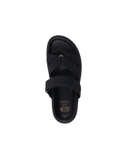 Gc Shoes Black Denny Slip On Slide Sandals