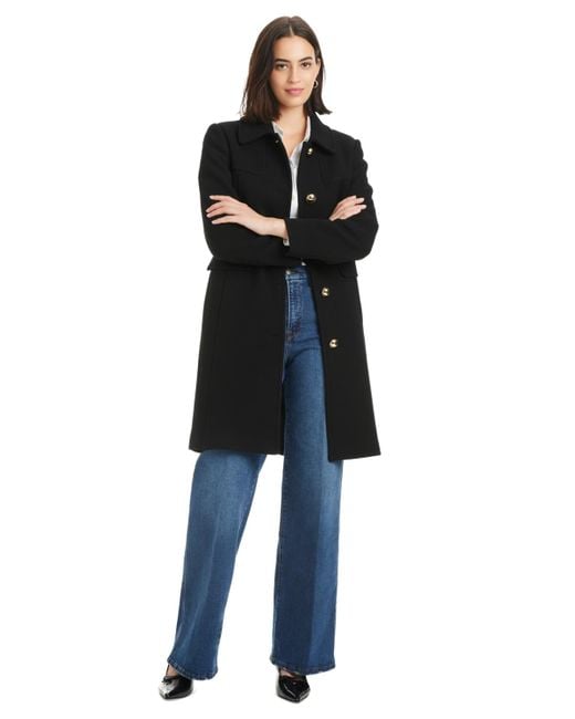 Kate Spade Black Single-breasted Coat