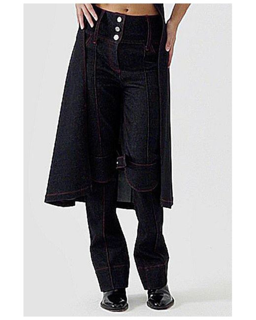 Jendue Blue Davidson Staight Leg Pants