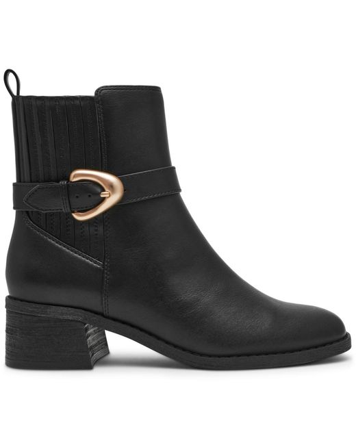 Dolce Vita Black Dagger Side Zip Bootie