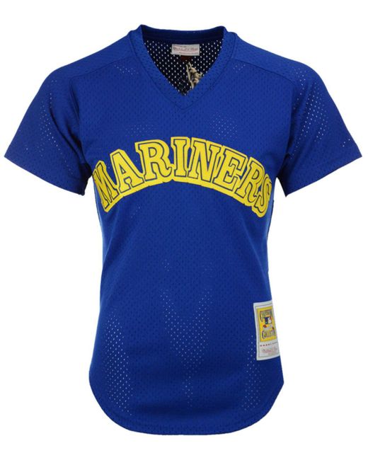 Mitchell & Ness Synthetic Men's Authentic Mesh Batting Practice Vneck