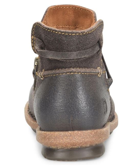 Born Gray Tarkiln Round Toe Booties