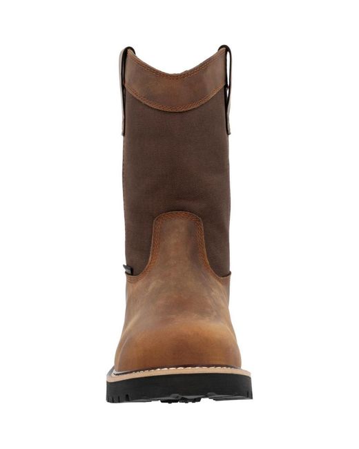 Georgia Boot Brown Core 37 Waterproof Work Boot for men
