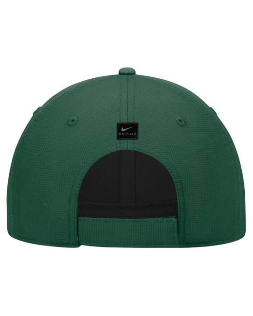 Nike Green Baylor Bears 2025 On-field Club Performance Adjustable Hat