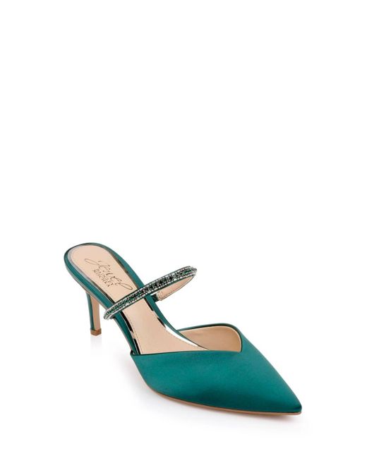 Badgley Mischka Jan Evening Mule in Green Lyst