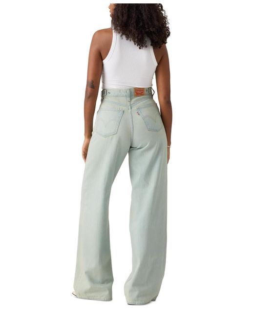 Levi's Green Cinch-waist Lightweight baggy Jeans