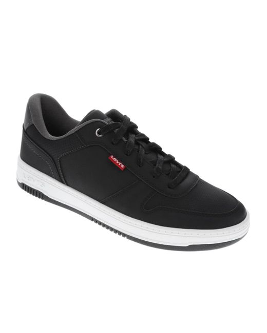 Levi's Black Drive Low Top Cbl Fashion Athletic Lace Up Sneakers for men