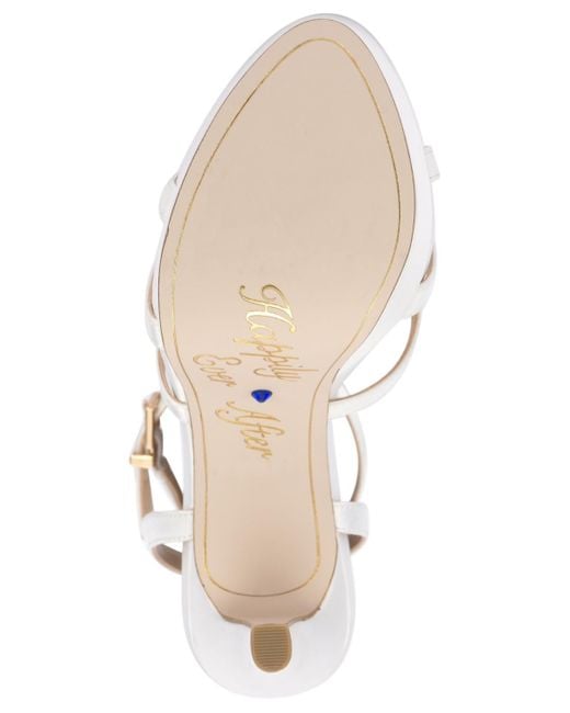Jessica Simpson White Balina Bridal Ankle-strap Platform Sandals