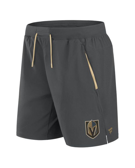 Fanatics Black Vegas Golden Knights Authentic Pro Rink Performance Shorts for men