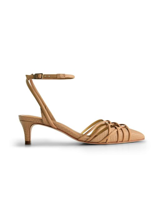 Bernardo Metallic Bernardo Minu Kitten Heel Pump