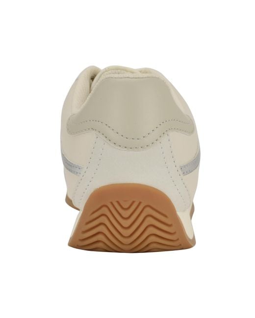 Calvin Klein White Avyenna Retro Lace-up Sneakers