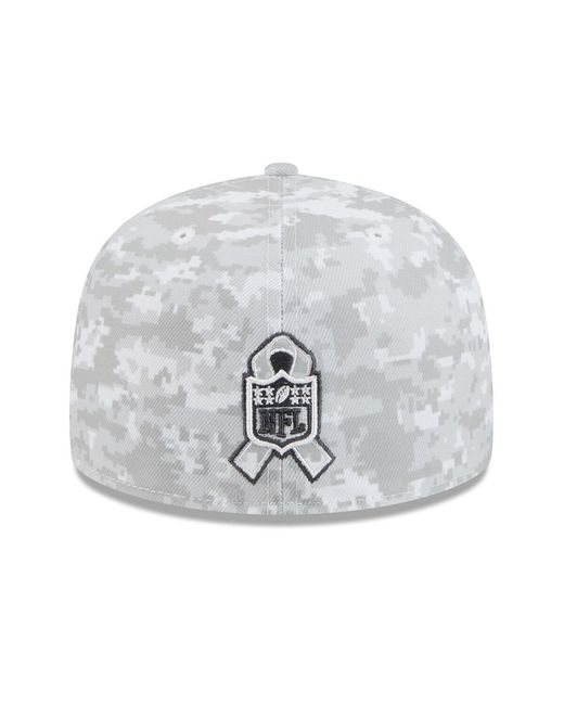 KTZ Blue Dallas Cowboys 2025 Salute To Service Fan Pack 59fifty Fitted Hat for men