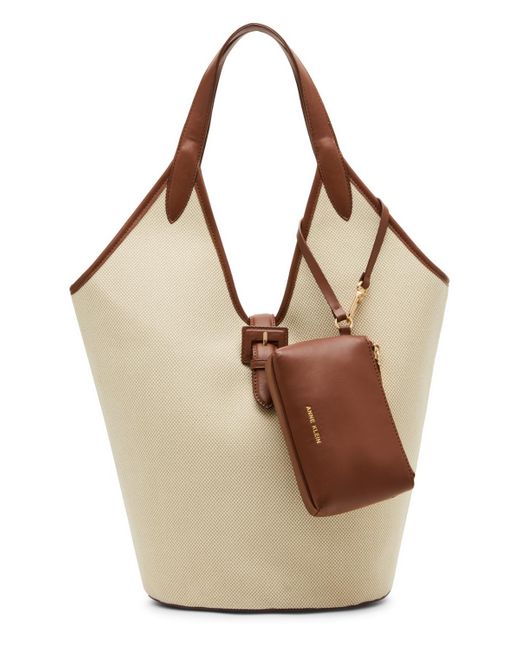Anne Klein Natural Color-block Angular Large Hobo Bag