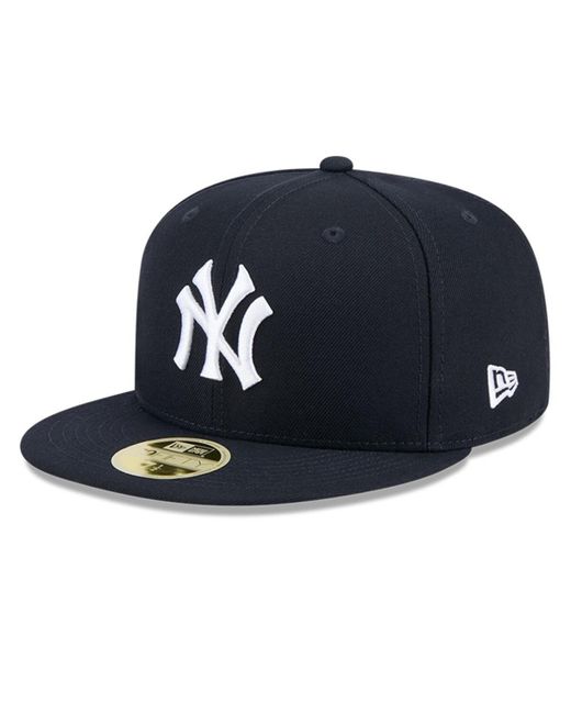 KTZ Blue New York Yankees Baseball Hall Of Fame 59fifty Fitted Hat for men
