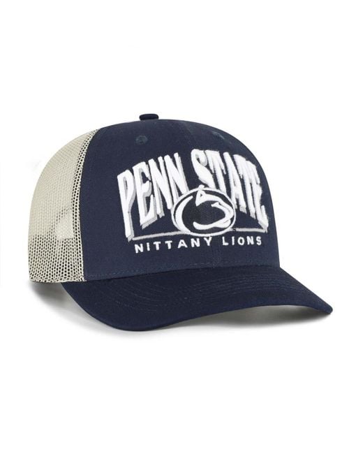 '47 Blue Penn State Nittany Lions Arid Adjustable Trucker Hat for men
