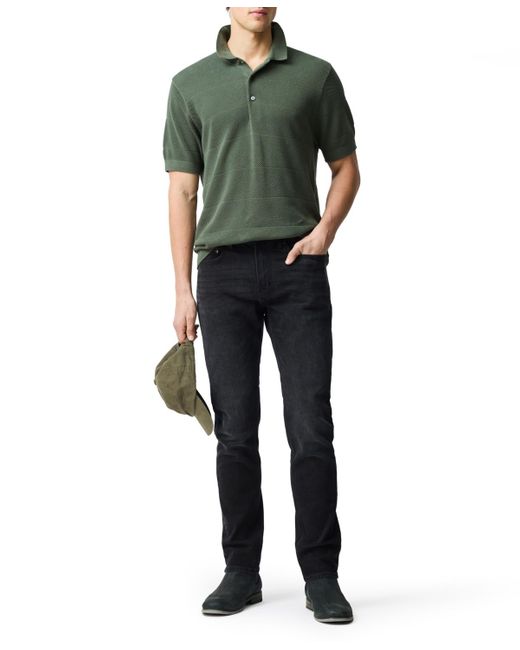 Rodd & Gunn Black Lyell Straight Fit Denim Jeans for men