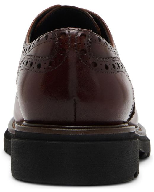 Steve Madden Kassel Oxford Dress Shoes in Brown for Men | Lyst