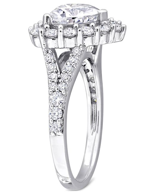 Macy's White Heart Ring (3 Ct. T.w.
