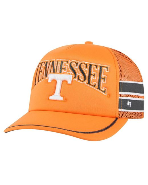 '47 Orange 47 Brand Tennessee Volunteers Sideband Trucker Adjustable Hat for men