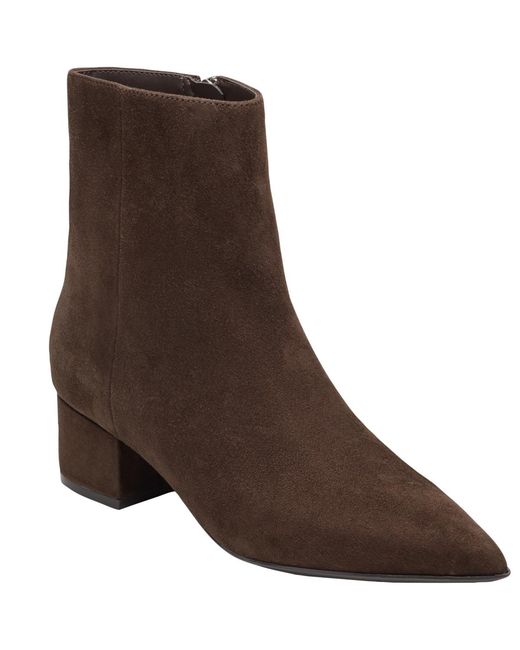 marc fisher women's gismo block heel dress booties Bootie, Black Leather 001, 5 The Gismo is the perfect wardrobe staple Marc Fisher Women's Brown Gismo