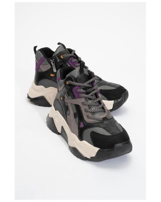 Prologue Shoes Gray Lowel Sneaker Boot