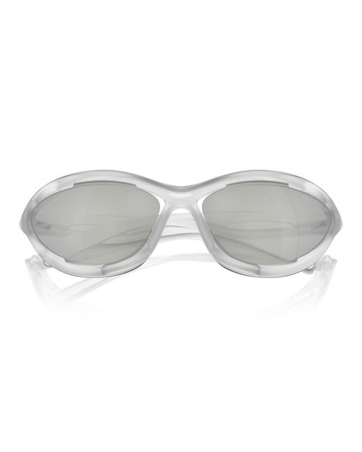 Prada White Cat Eye Sunglasses