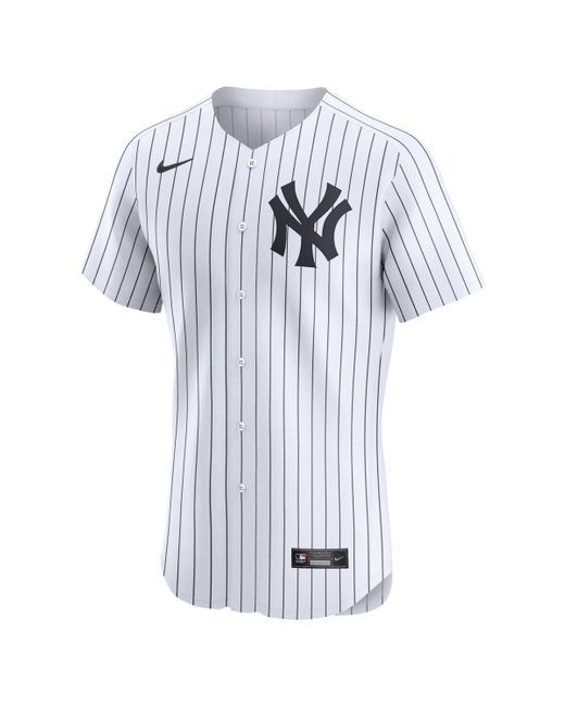 Nike White Aaron Judge New York Yankees Home Elite Player Jersey for men