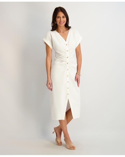 off shoulder ruffle white dress Unique Off Shoulder Ruffles Satin Mermaid Wedding Dress with Court Train QW2287 US10 / Ivory