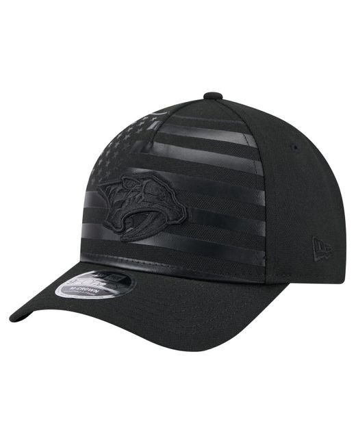 KTZ Gray Â Nashville Predators Game Day Stealth Flag 9forty A-frame Adjustable Hat for men