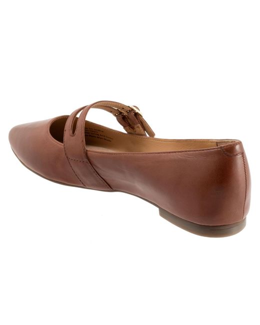 Trotters Brown Emerald Flat