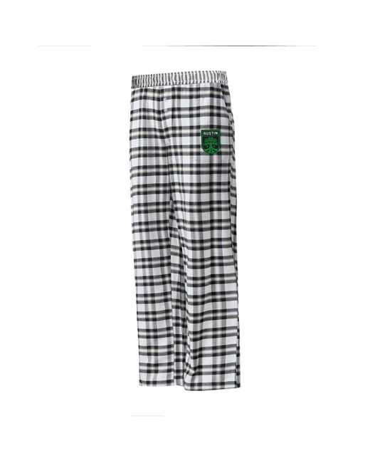 Concepts Sport White Austin Fc Sienna Flannel Pants