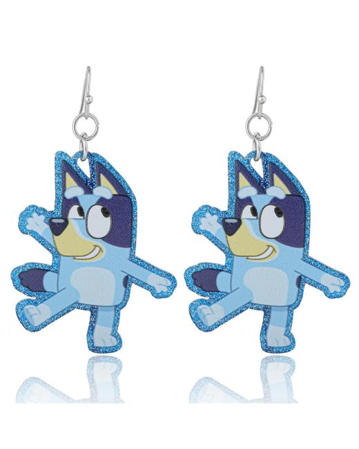 Bluey Blue Y Drop Earrings