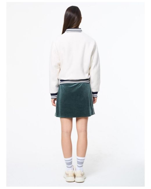 Sergio Tacchini White Marisa Varsity Jacket