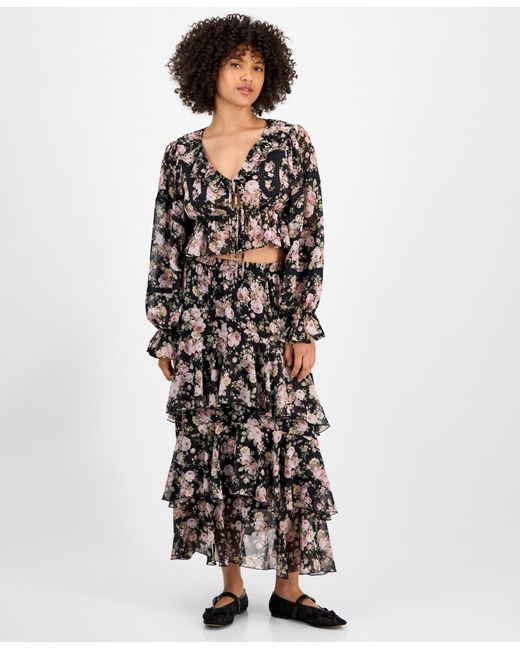 casual summer midi dresses for women Tropical Palm Leaf Midi Dress