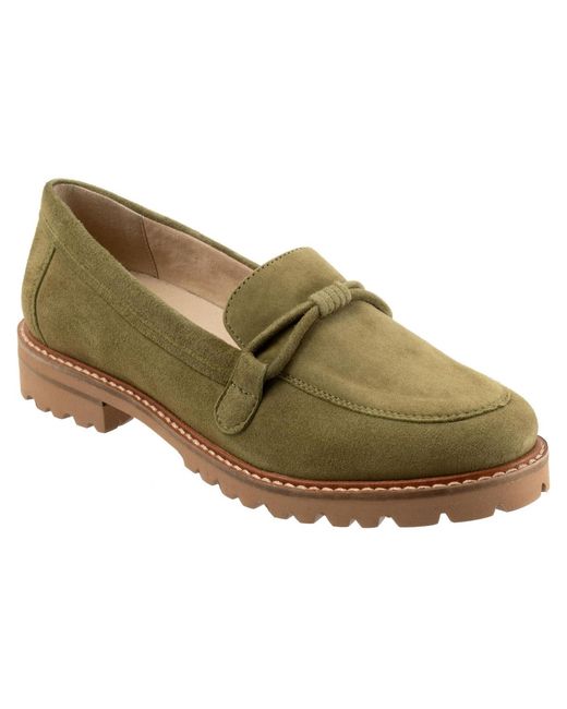 Trotters Brown Fiora Flat