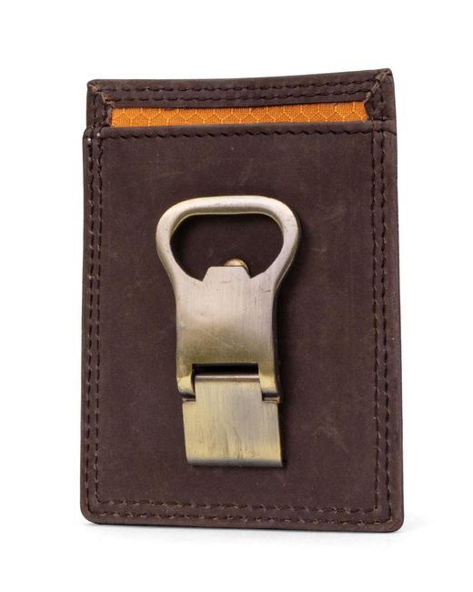 Timberland Brown Pro Pullman Front Pocket Wallet for men