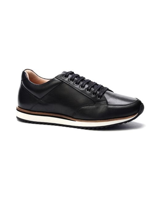 A. Veer Black Brooklyn Sneakers for men