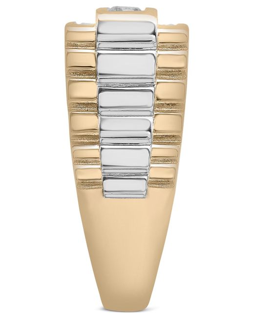 Macy's Metallic Diamond Row Ring (1 Ct. T.w for men
