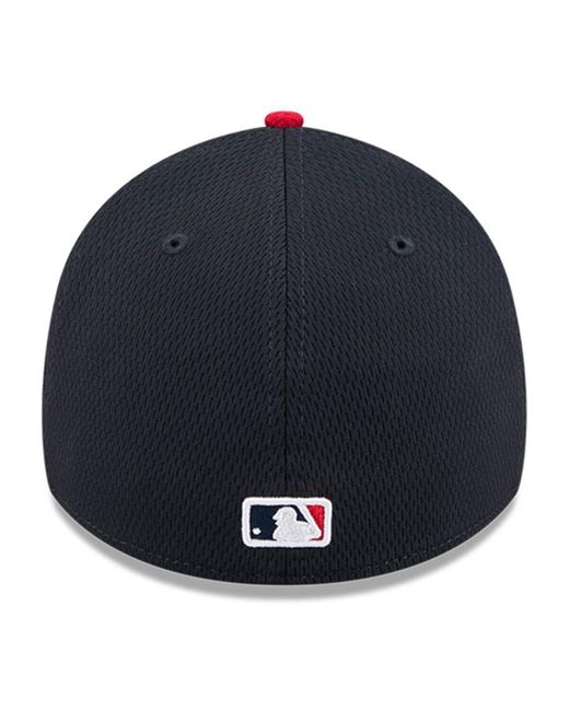 KTZ Blue Navy/red Atlanta Braves 2025 Mlb All-star Game 39thirty Flex Hat for men