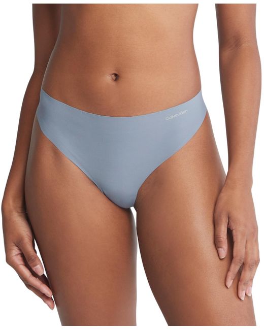 Calvin Klein White Invisibles 3-pack Thong Underwear Qd3558