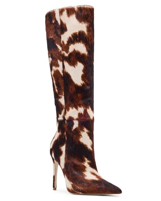 Steve Madden Brown Nitro-c Knee-high Stiletto Dress Boots