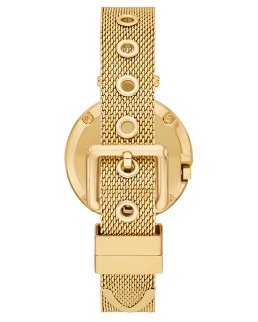 Tory Burch Metallic The Pierced Small Quartz Two-hand Stainless Steel