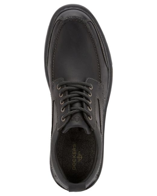 Dockers Black Overton ( Soft Oiled Crazyhorse) Shoes for men