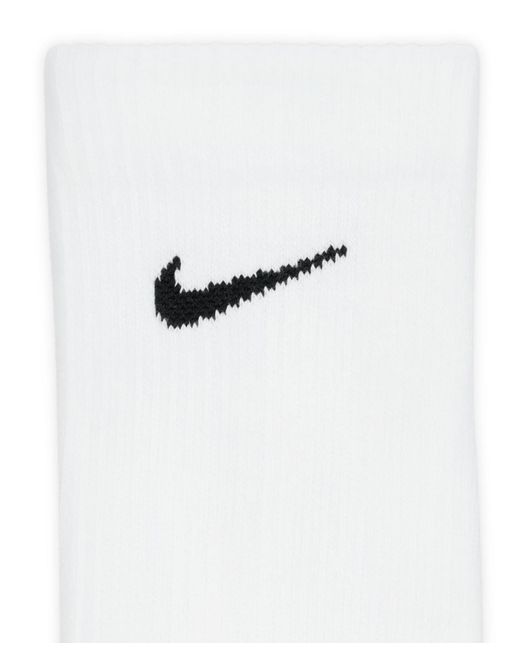Nike White Everyday Elevated Crew Socks for men