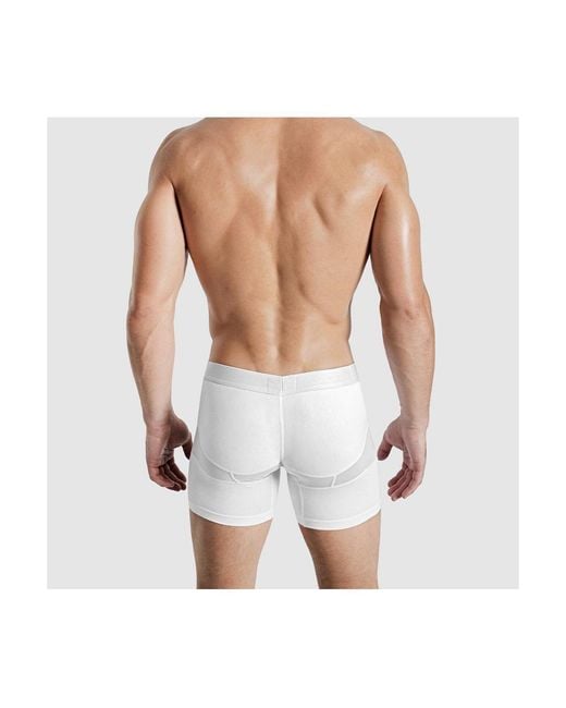 Rounderbum White Anatomic Boxer Brief for men
